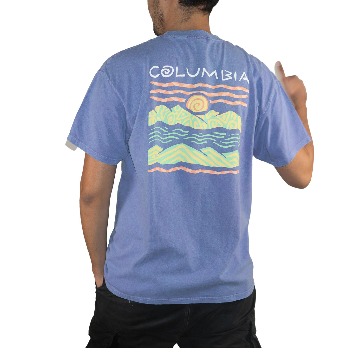 Playera Columbia Hip Drawing Para Hombre
