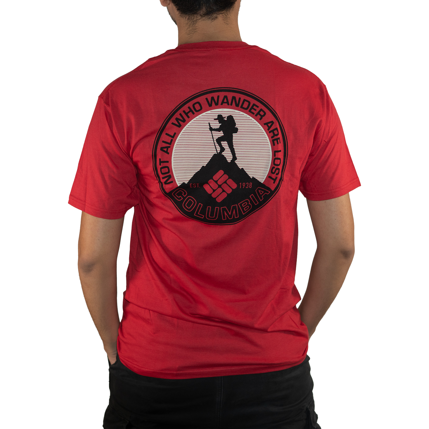 Playera Columbia Not All Who Wander Are Lost Para Hombre