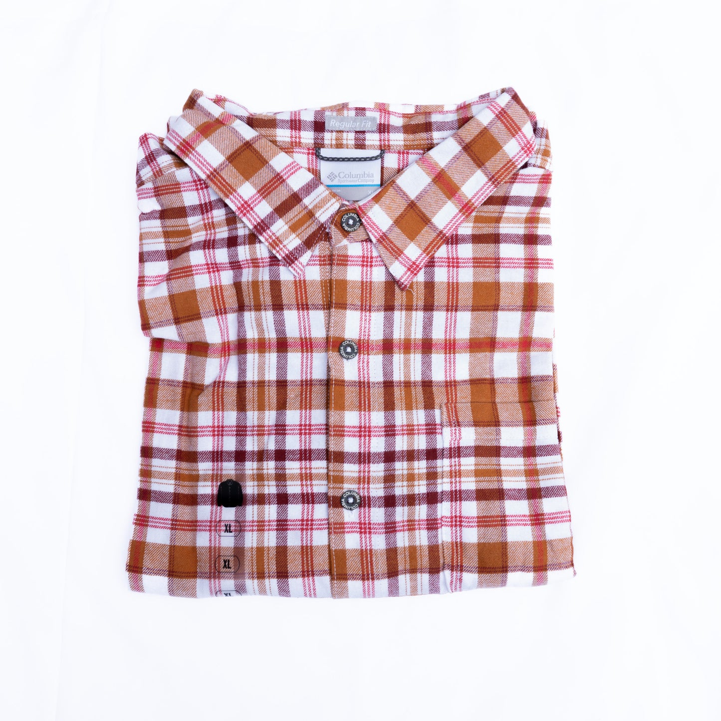 Camisa manga larga Columbia Boulder Ridge Cuadros blanco para Hombre