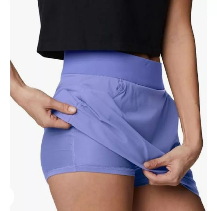 Columbia Short Falda Anytime Casual, Resistente al Agua y a Las Manchas para Mujer