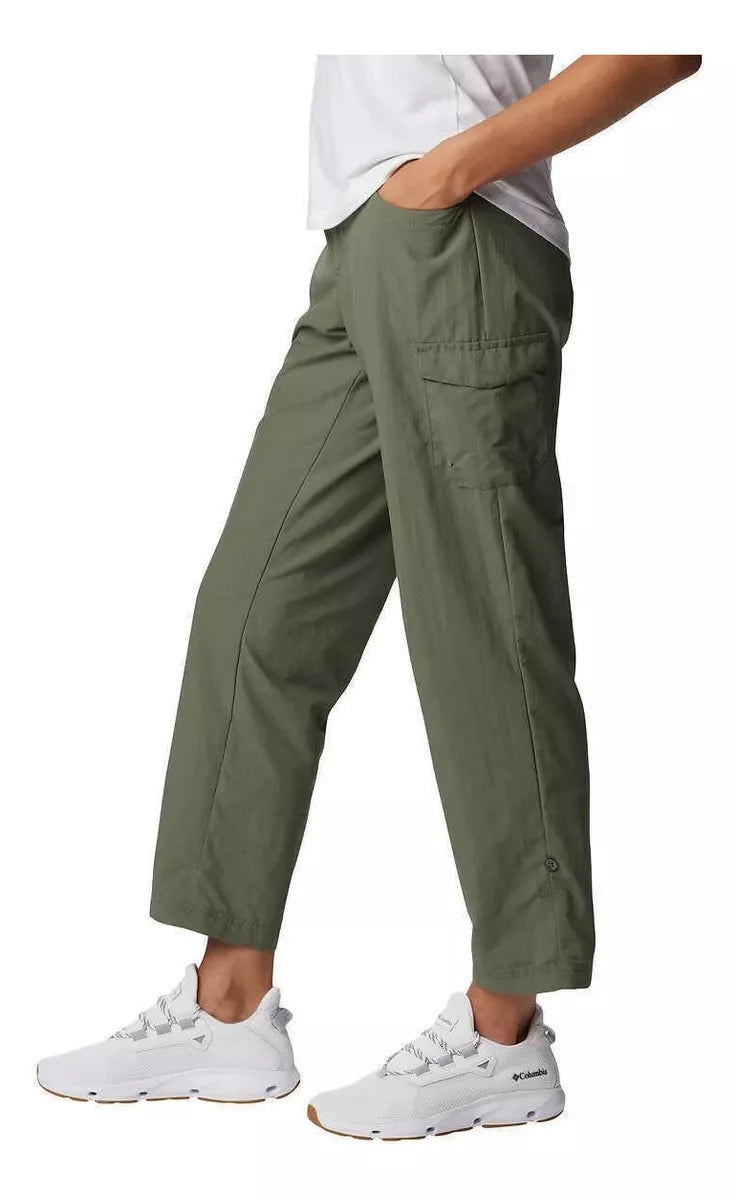 Pantalón Columbia Droite Jambe De Corte Regular