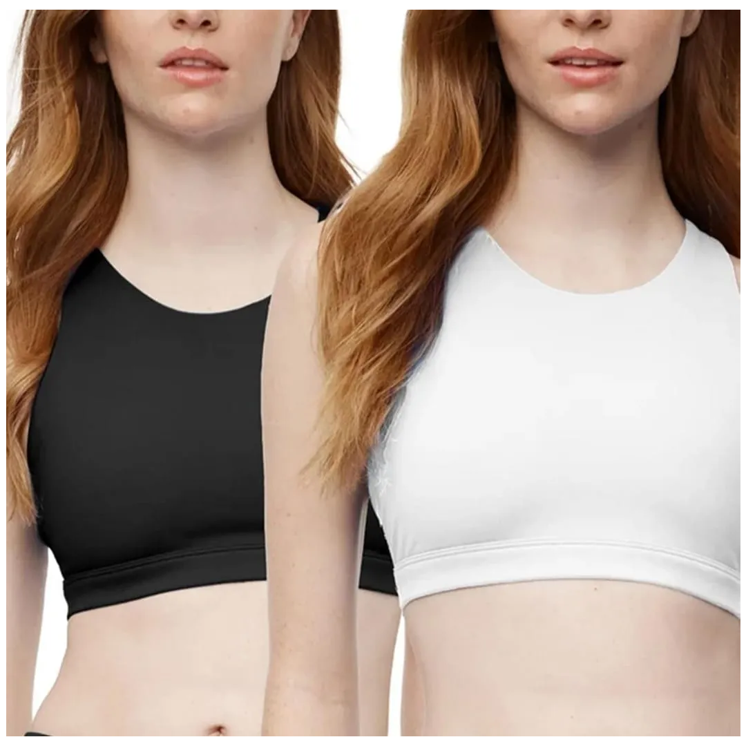 2 pack Sport Bra GAP GapFit Negro/Blanco para Mujer