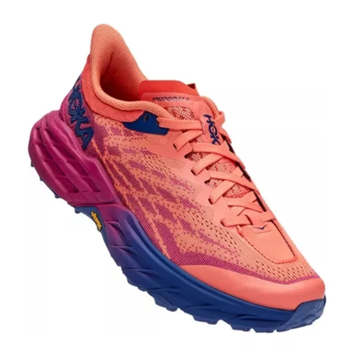 Tenis Hoka SpeedGoat 5 Orange/Morado para Mujer