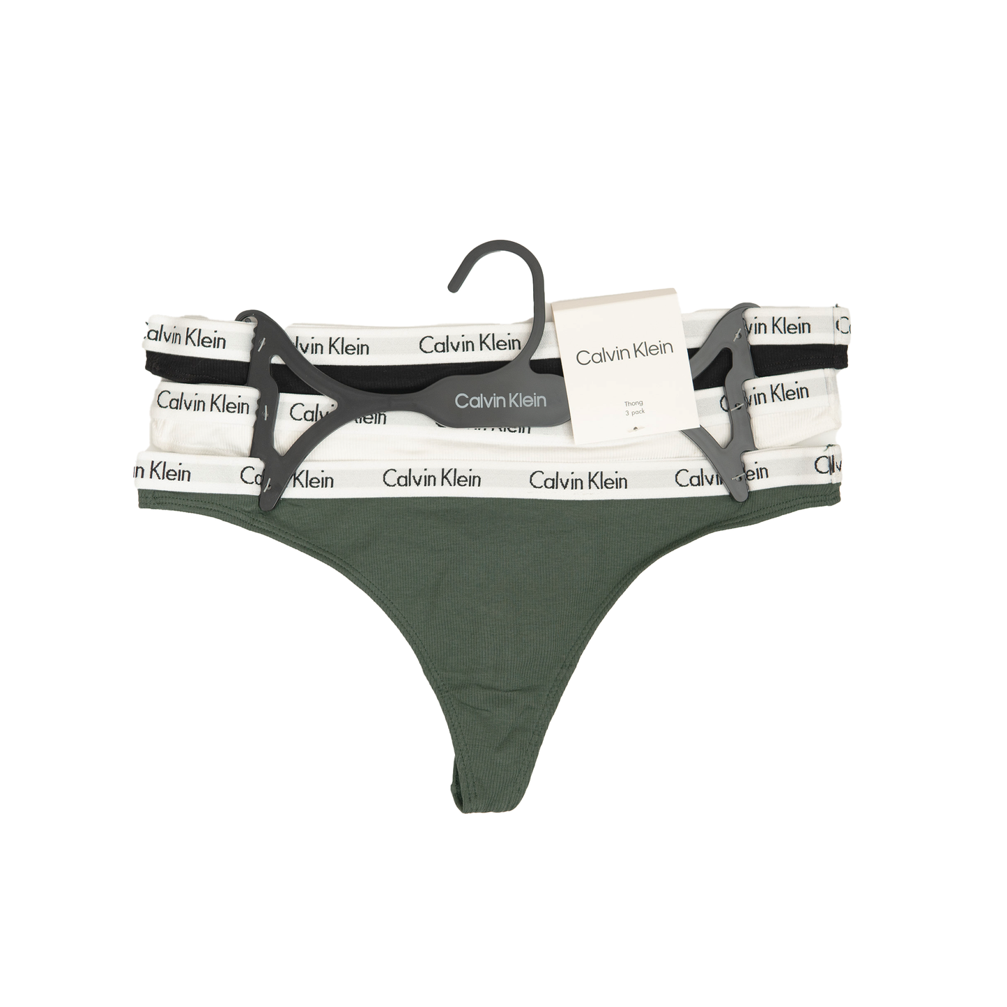 Tangas Calvin Klein Thong  Paquete De 3 Mujer Tricolor