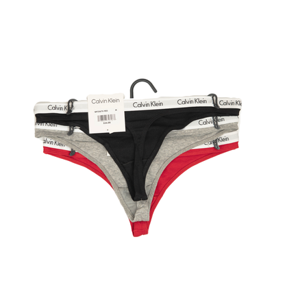 Tangas Calvin Klein Thong  Paquete De 3 Mujer Tricolor