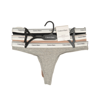 Tangas Calvin Klein Thong  Paquete De 3 Mujer Tricolor