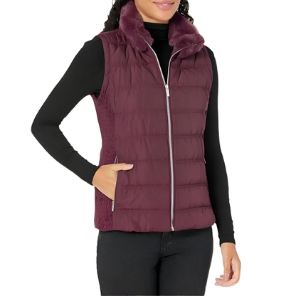 Chaleco Calvin Klein Vest M3XTA475 Vino para Mujer