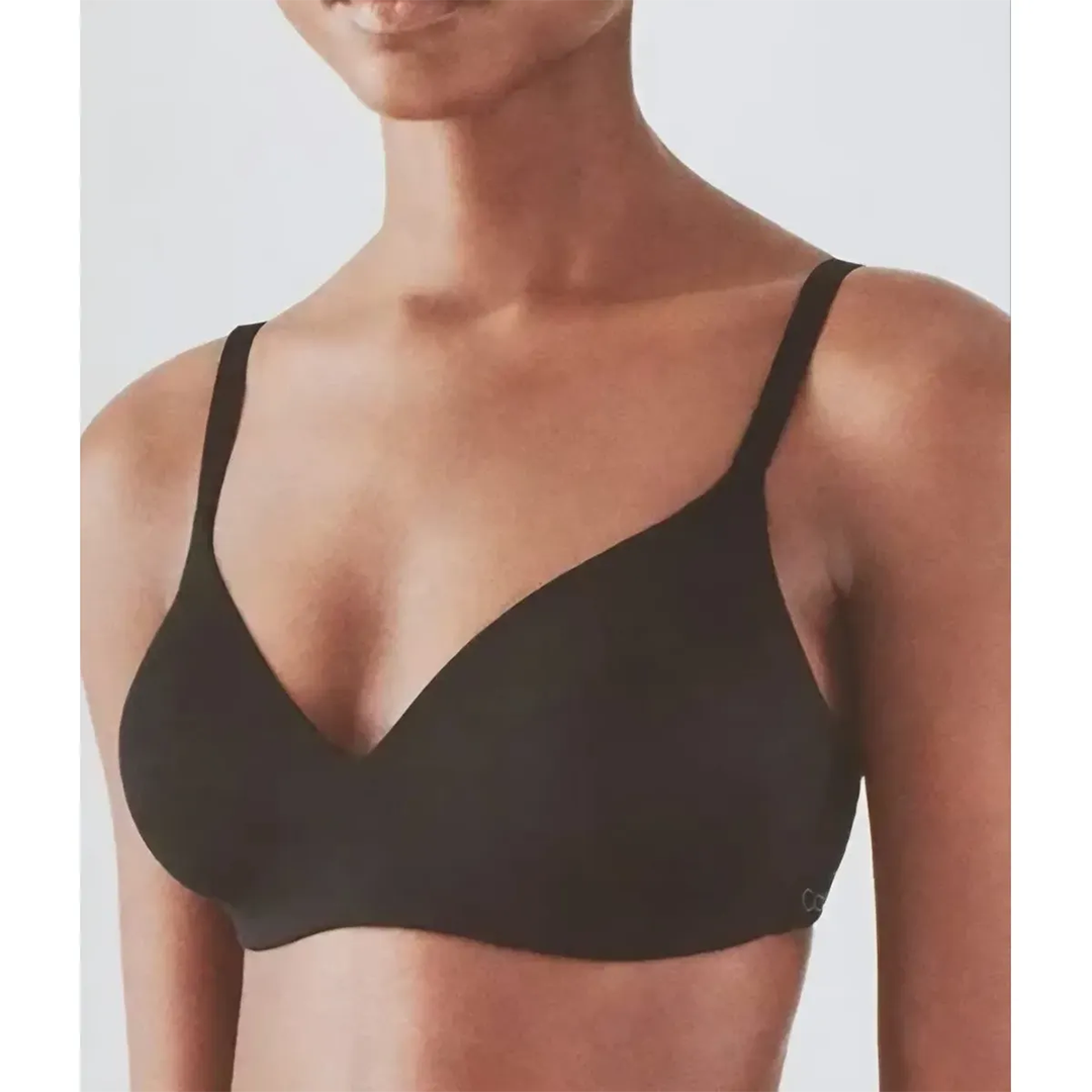 2 pack brassier Calvin Klein Lightly Lined WireFree Bra Negro/Fresco para Mujer