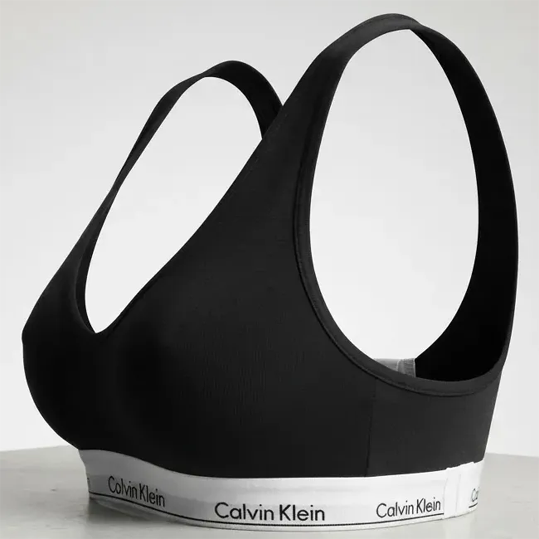 2 pack brassier Calvin Klein WireFree Bralette Negro/Blanco para Mujer
