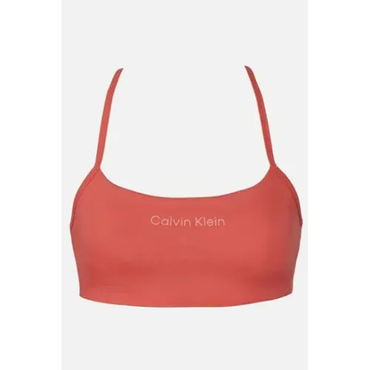 2 pack Sport Bra Calvin Klein Performance Microfiber Stretch Naranja rojizo/ Fresco para Mujer