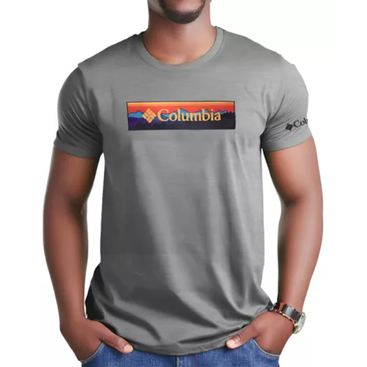 Playera Columbia Mountain Rectangle Sunset 100% Original