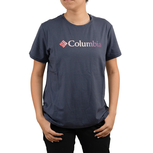 Playera Columbia Columbia Logo Omnishade Para Mujer