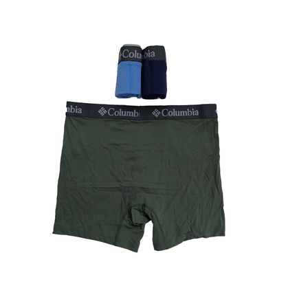 3 pack ropa interior Columbia High-Performance Stretch Boxer Brief Verde/Azul/Marino para Hombre