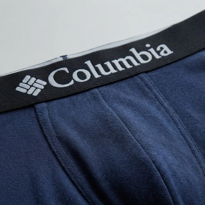 3 pack ropa interior Columbia Cotton Stretch Boxer Brief Gris/Azul/Marino para Hombre