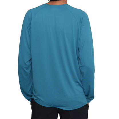 Playera manga larga Columbia Tough Mother FS Azul acero para Hombre