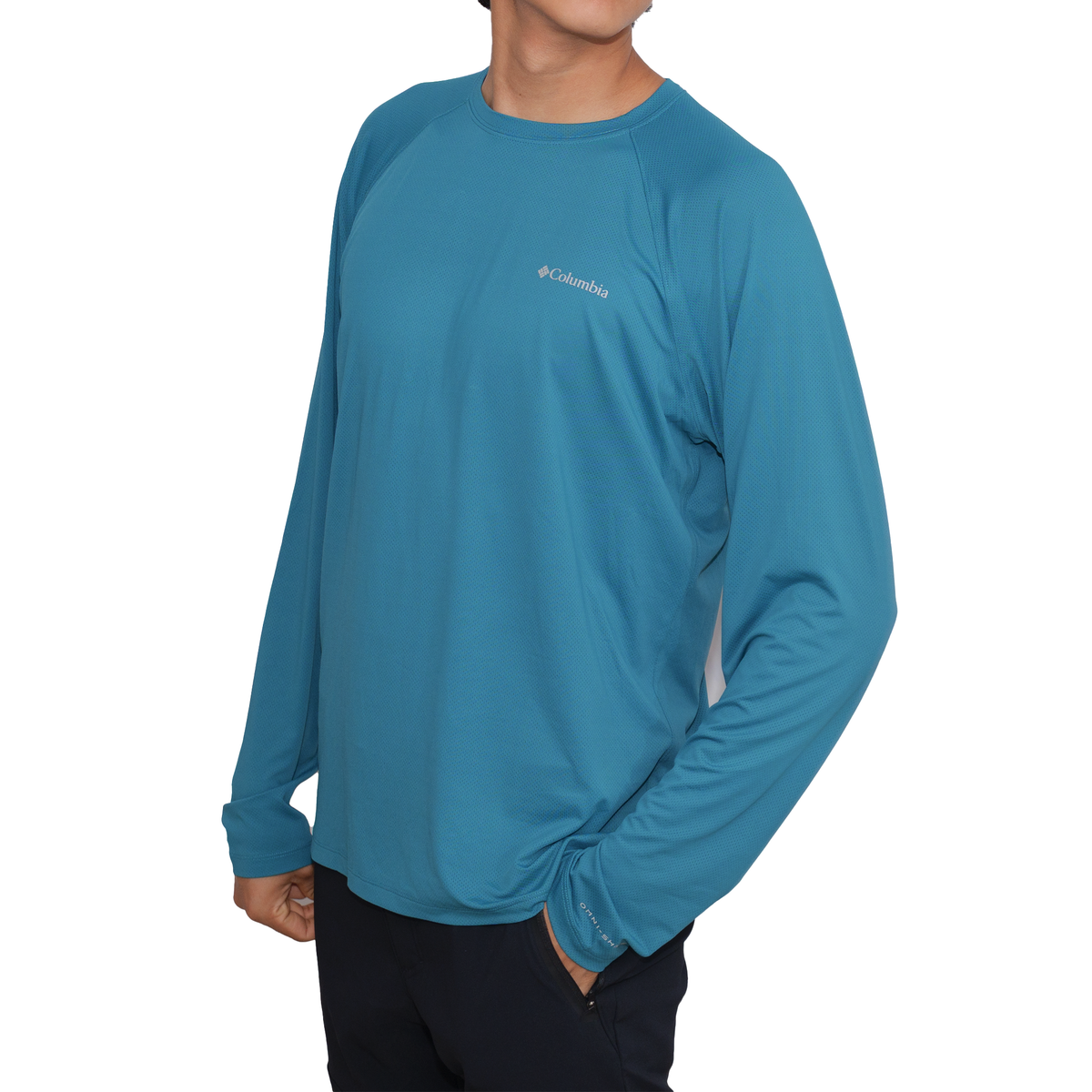 Playera manga larga Columbia Tough Mother FS Azul acero para Hombre