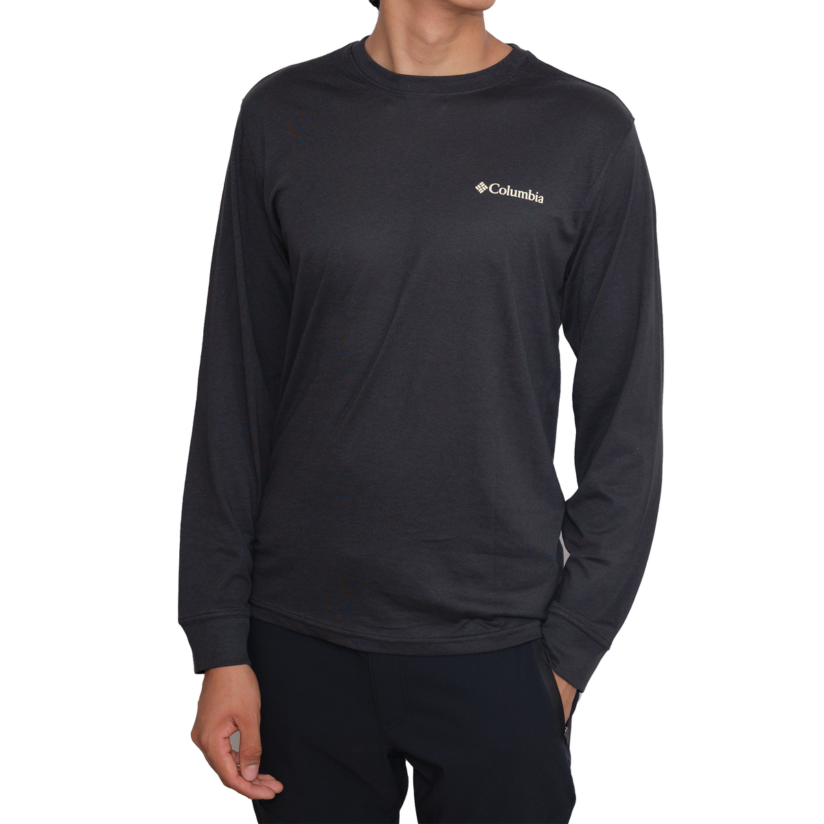 Playera manga larga Columbia Big Foot 2 Negro para Hombre