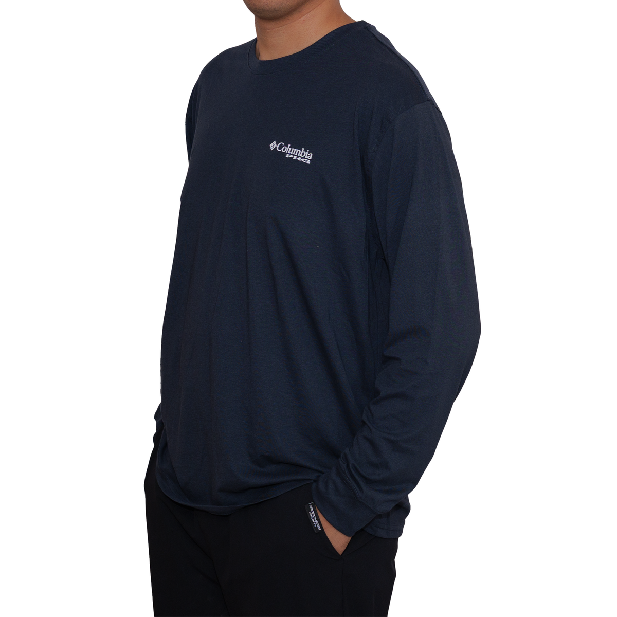 Playera manga larga Columbia PHG Golden Retriever Azul Noche para Hombre