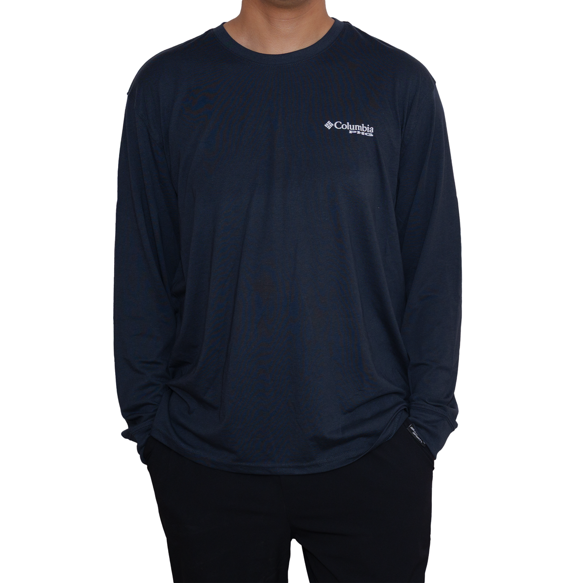 Playera manga larga Columbia PHG Golden Retriever Azul Noche para Hombre