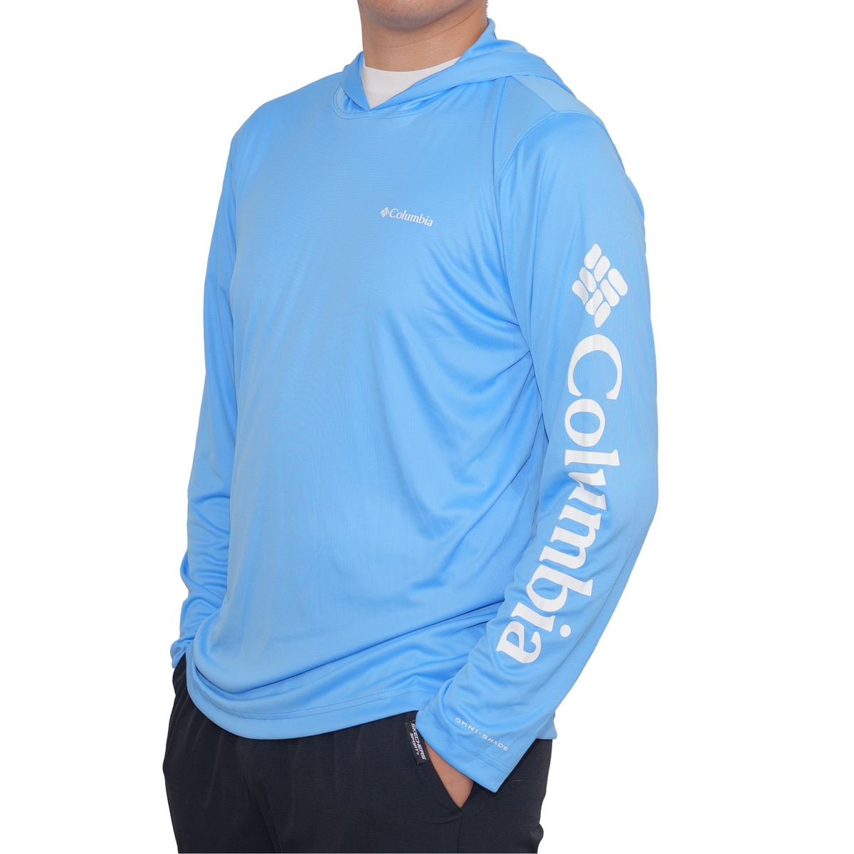 Hoodie Columbia Rapid Creek Azul Cielo para Hombre