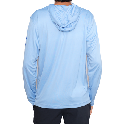 Hoodie Columbia Rapid Creek Azul Acero para Hombre