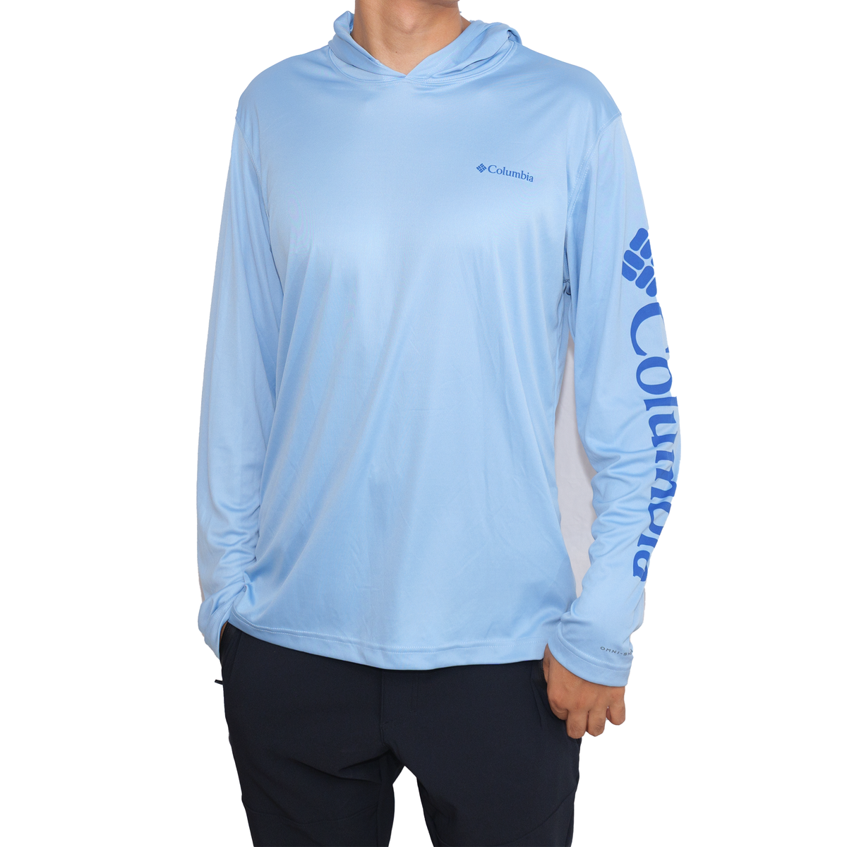 Hoodie Columbia Rapid Creek Azul Acero para Hombre