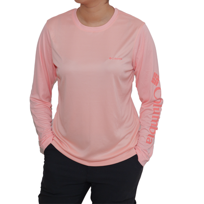 Playera manga larga Columbia Rapid Creek Melocoton para Mujer