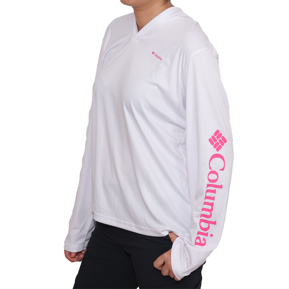 Hoodie Columbia Rapid Creek V Neck Blanco para Mujer