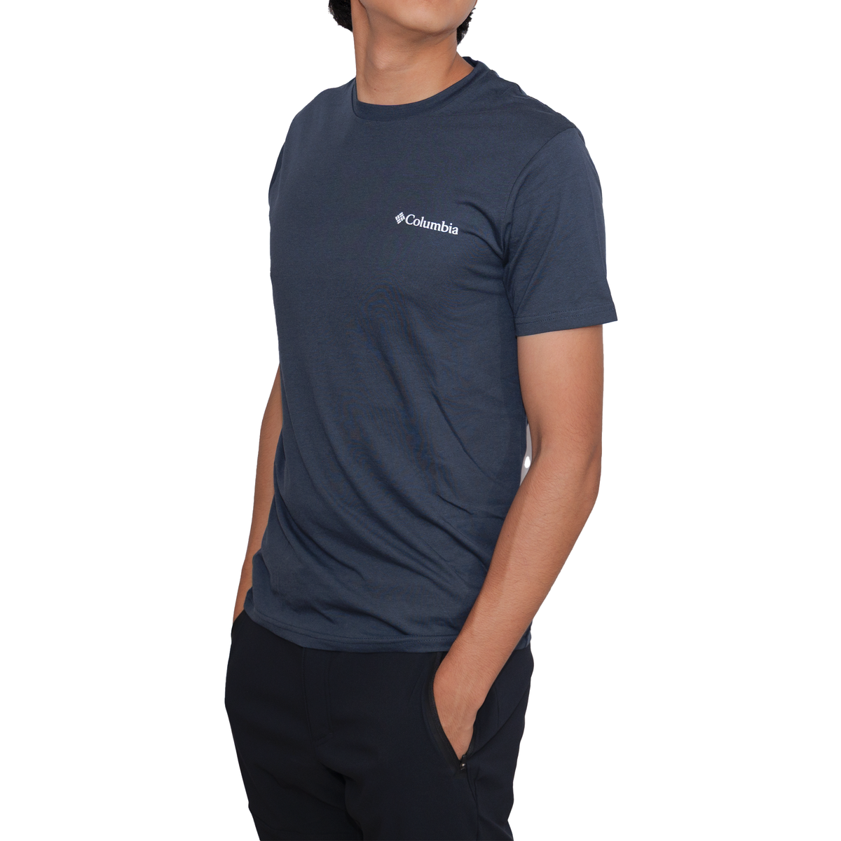 Playera manga corta Columbia Truck Outside everyday Azul Noche para Hombre