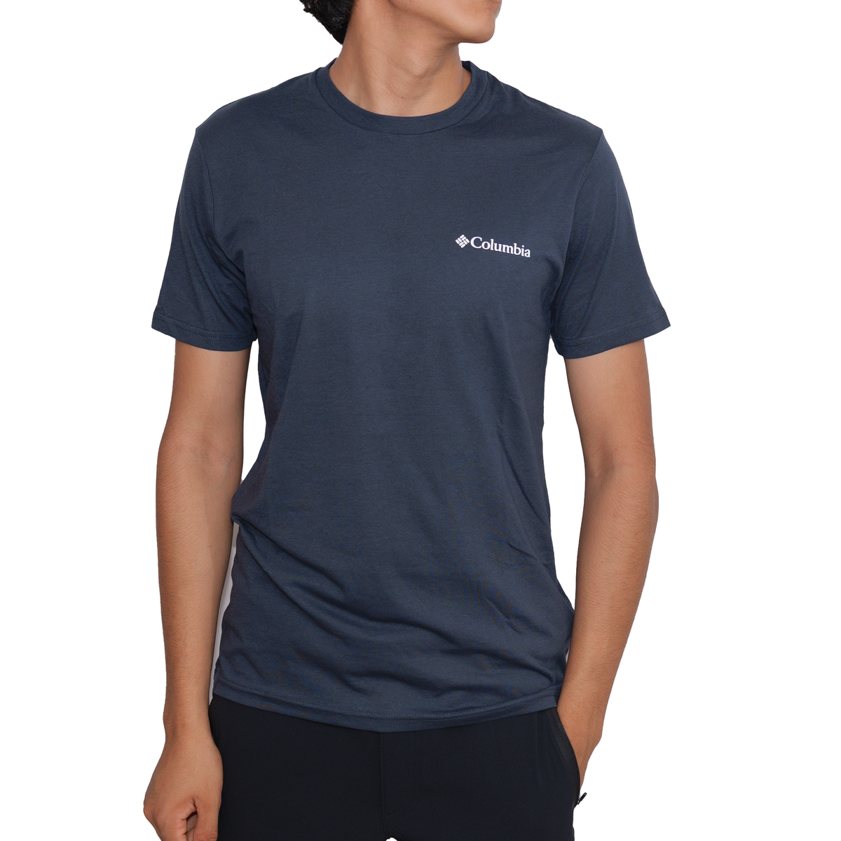 Playera manga corta Columbia Truck Outside everyday Azul Noche para Hombre