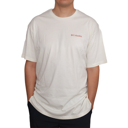 Playera manga corta Columbia Death Valley Hueso para Hombre