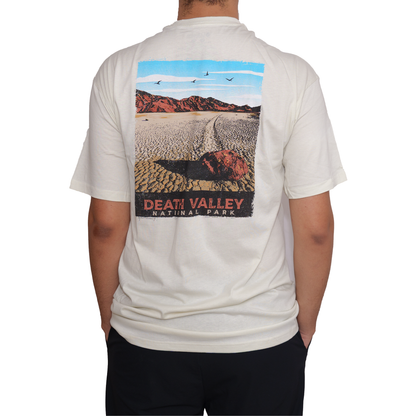 Playera manga corta Columbia Death Valley Hueso para Hombre