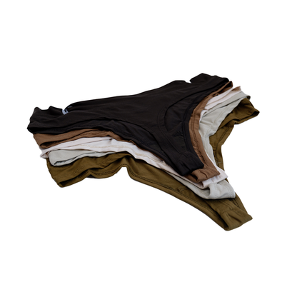 5 Pack tanga Danskin Super soft Panties Café/Crema para Mujer