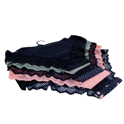 5 pack panties Marilyn Monroe Encaje floral Variado para Mujer