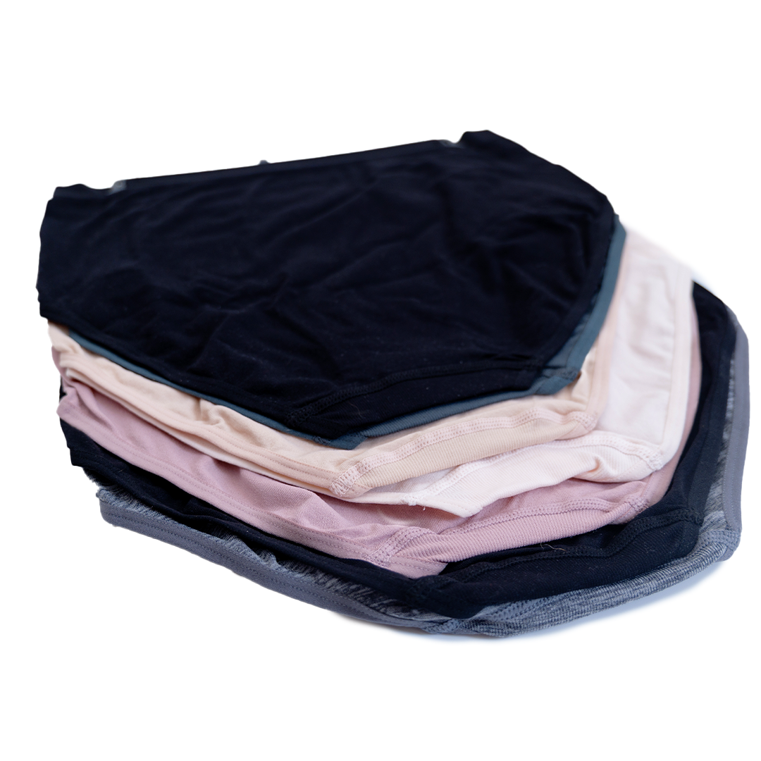 7 pack calzones Nicole Miller 4 way Stretch Briefs Variado para Mujer