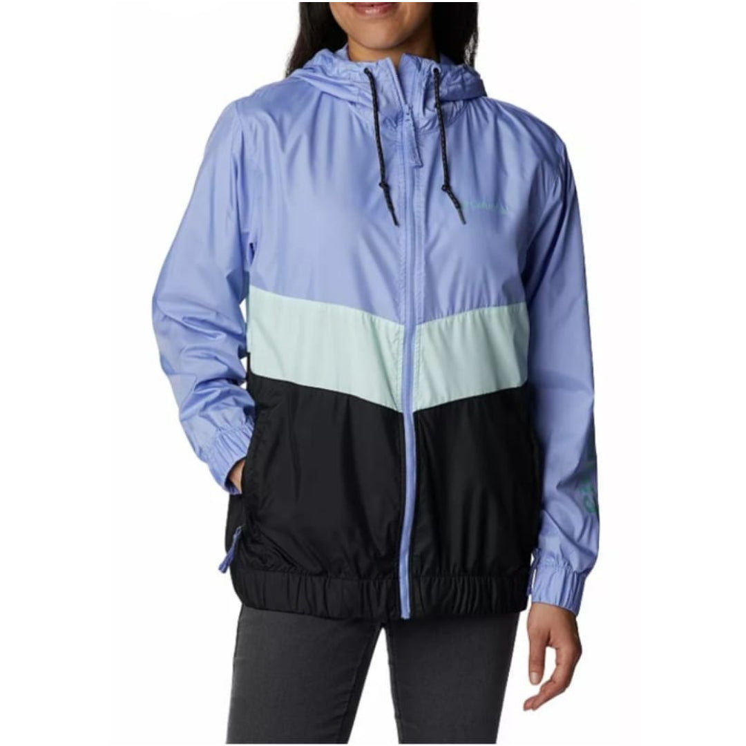 Chaqueta Columbia cortavientos Sandy Sail para mujer de talla grande