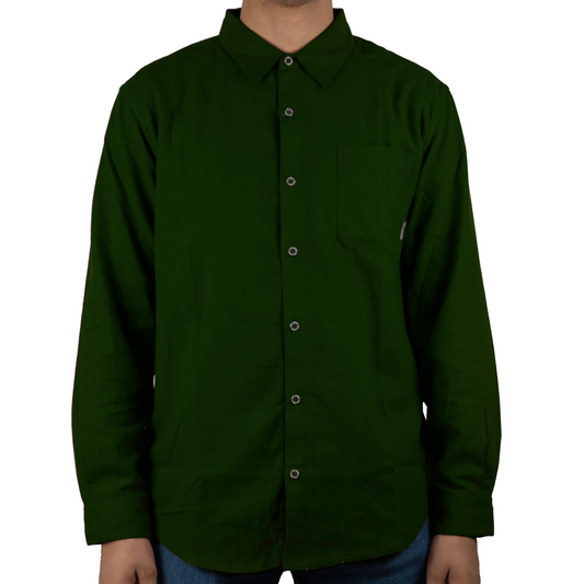 Camisa manga larga Columbia Boulder Ridge Verde bandera para Hombre