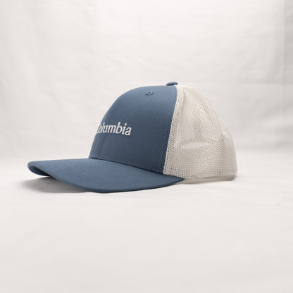 Gorra Columbia Logo Color  Azul Acero y Verde Agua