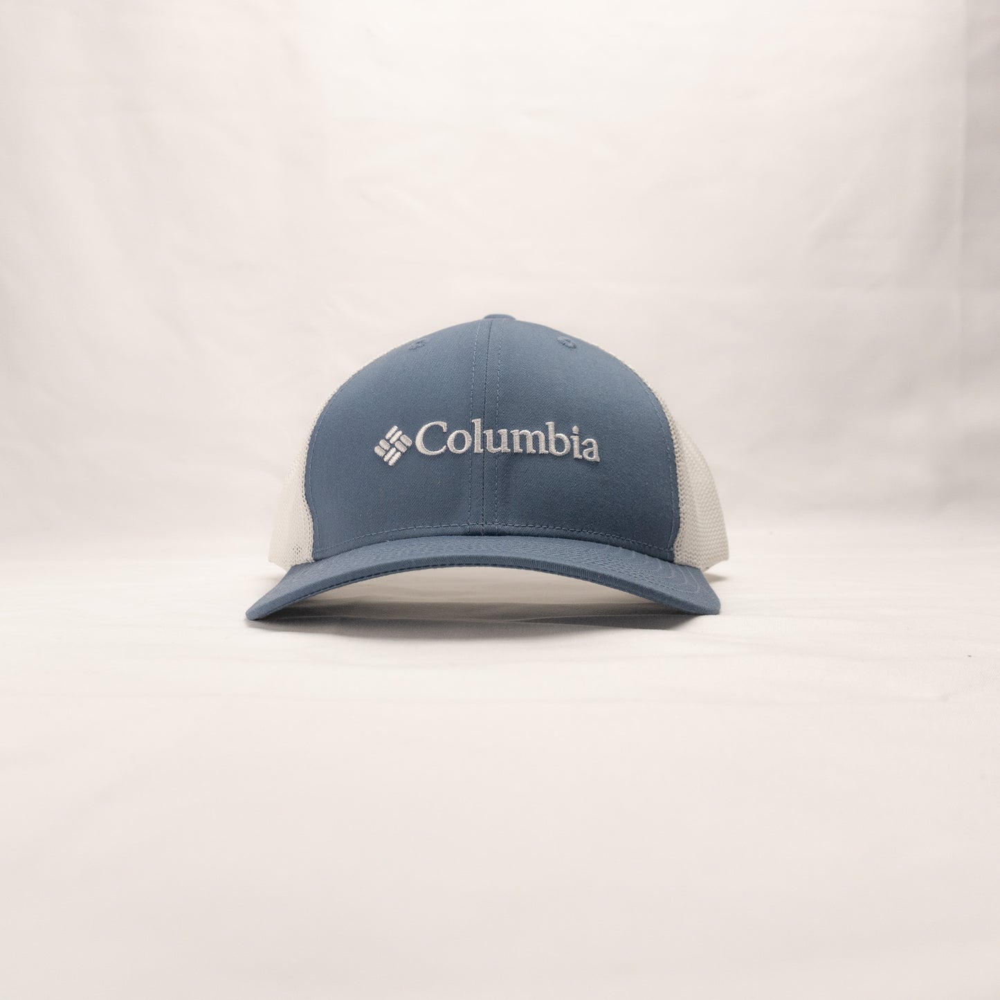 Gorra Columbia Logo Color  Azul Acero y Verde Agua