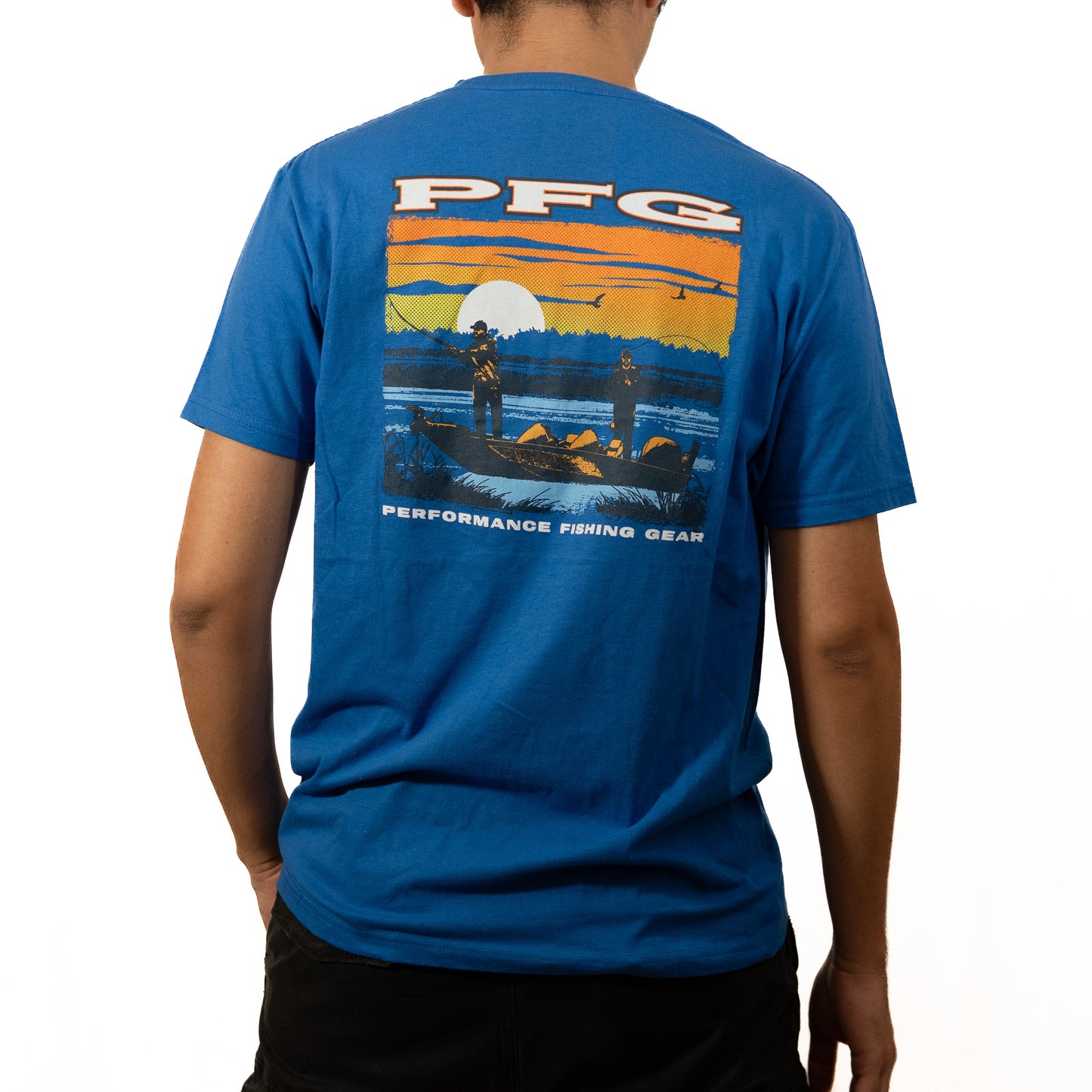 Playera Columbia Fishmen Sunset Para Hombre