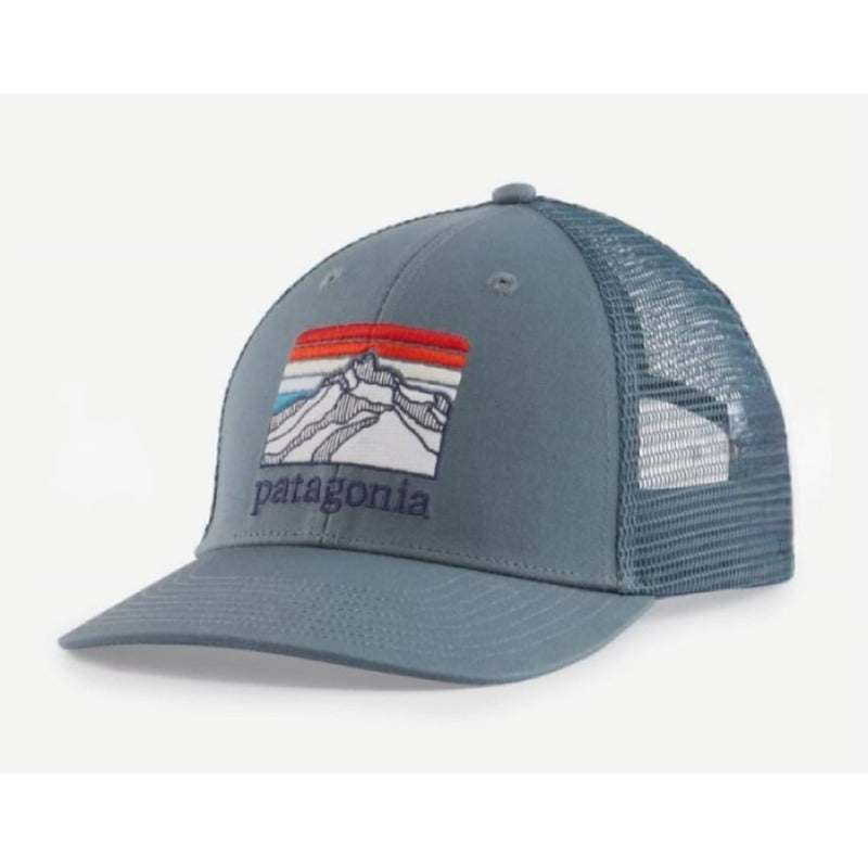 Gorra Patagonia P-6 Logo Trucker Unisex Azul Griseaso