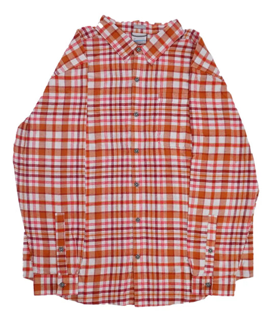 Camisa manga larga Columbia Boulder Ridge Cuadros blanco para Hombre