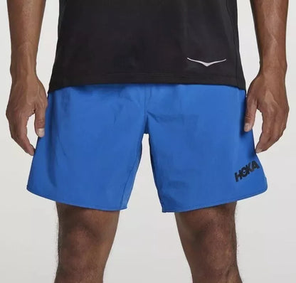 Short Hoka Runners Azul Hombre