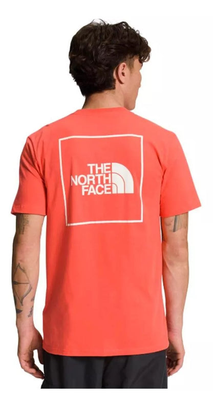 Playera The North Face 100% Original Clasica Color Naranja