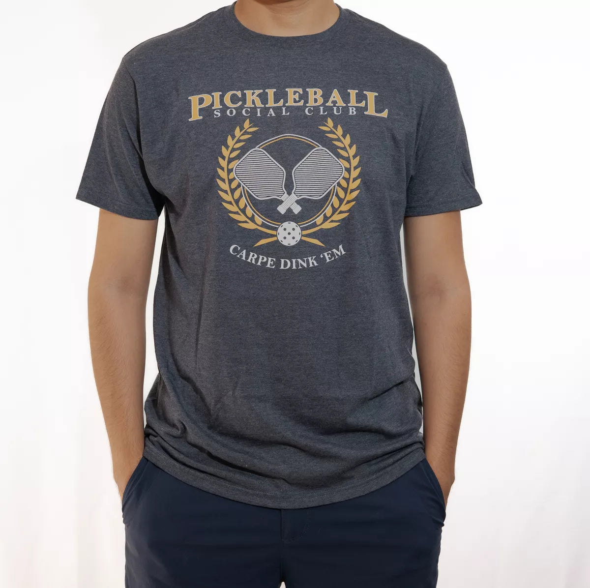 Playera manga corta Blue Reel Carpe Drink Gris oscuro para Hombre