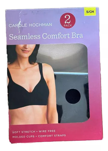 Paquete 2 Brassier Carole Hochman Seamless Comfort