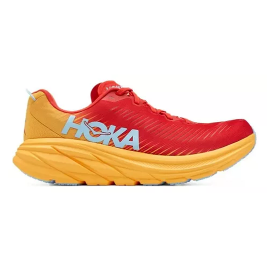 Tenis Hoka One One Rincon 3 Naranja Fuego Hombre