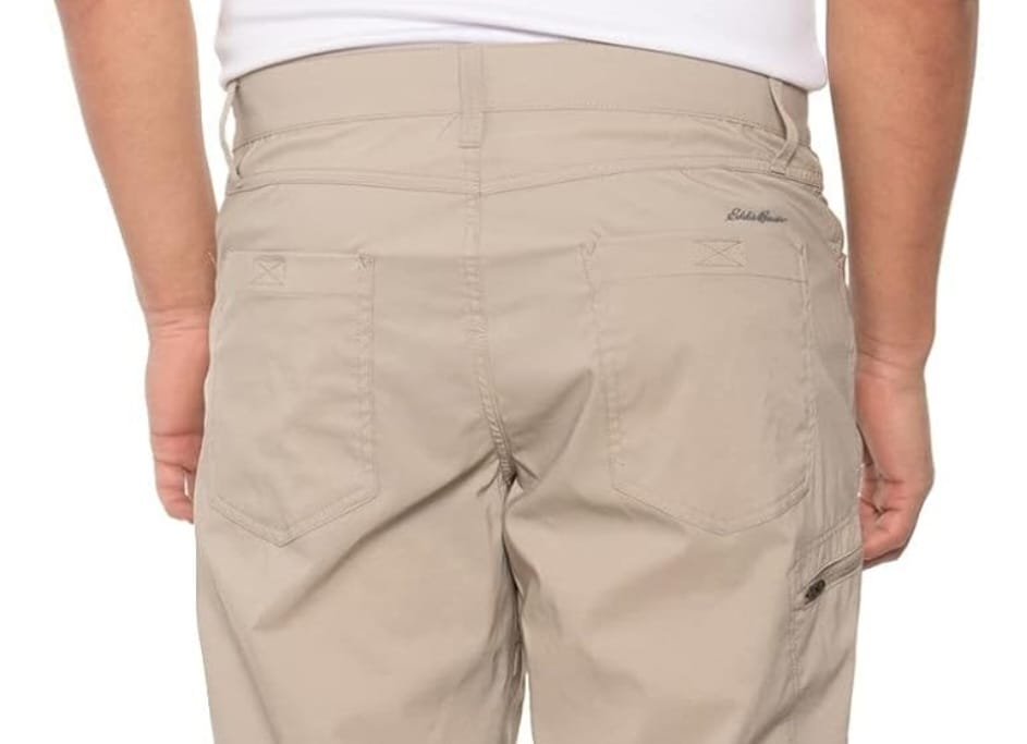 Pantalon Eddie Bauer de Senderismo pantalón Beige