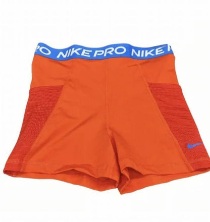 Short Nike Tight Fit High Rise 3" Lenght Naranja para Mujer