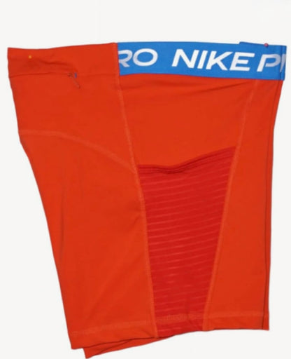 Short Nike Tight Fit High Rise 3" Lenght Naranja para Mujer